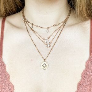 gold layered Halle necklace